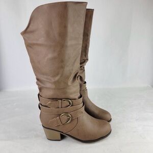 Brown Leather Women's Boots